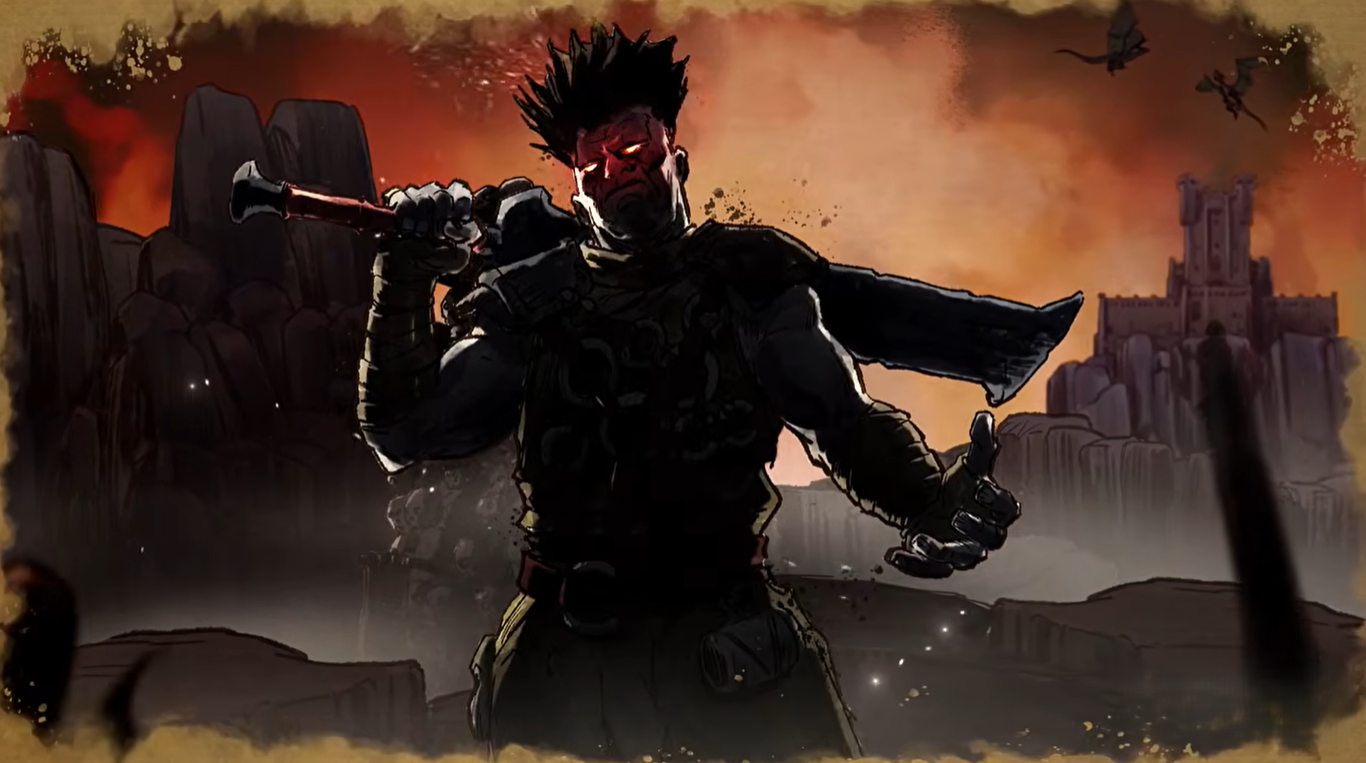 Black Knight Titan featured in a narrative trailer.