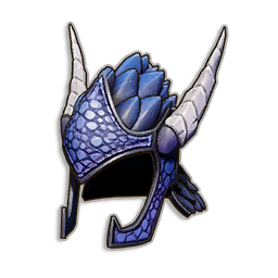 Blue Dragonhide Coif