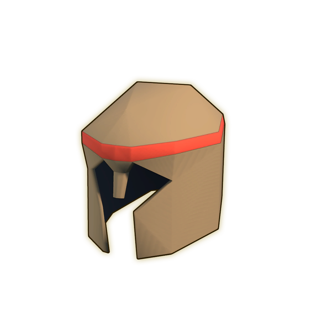 Bronze Med Helm