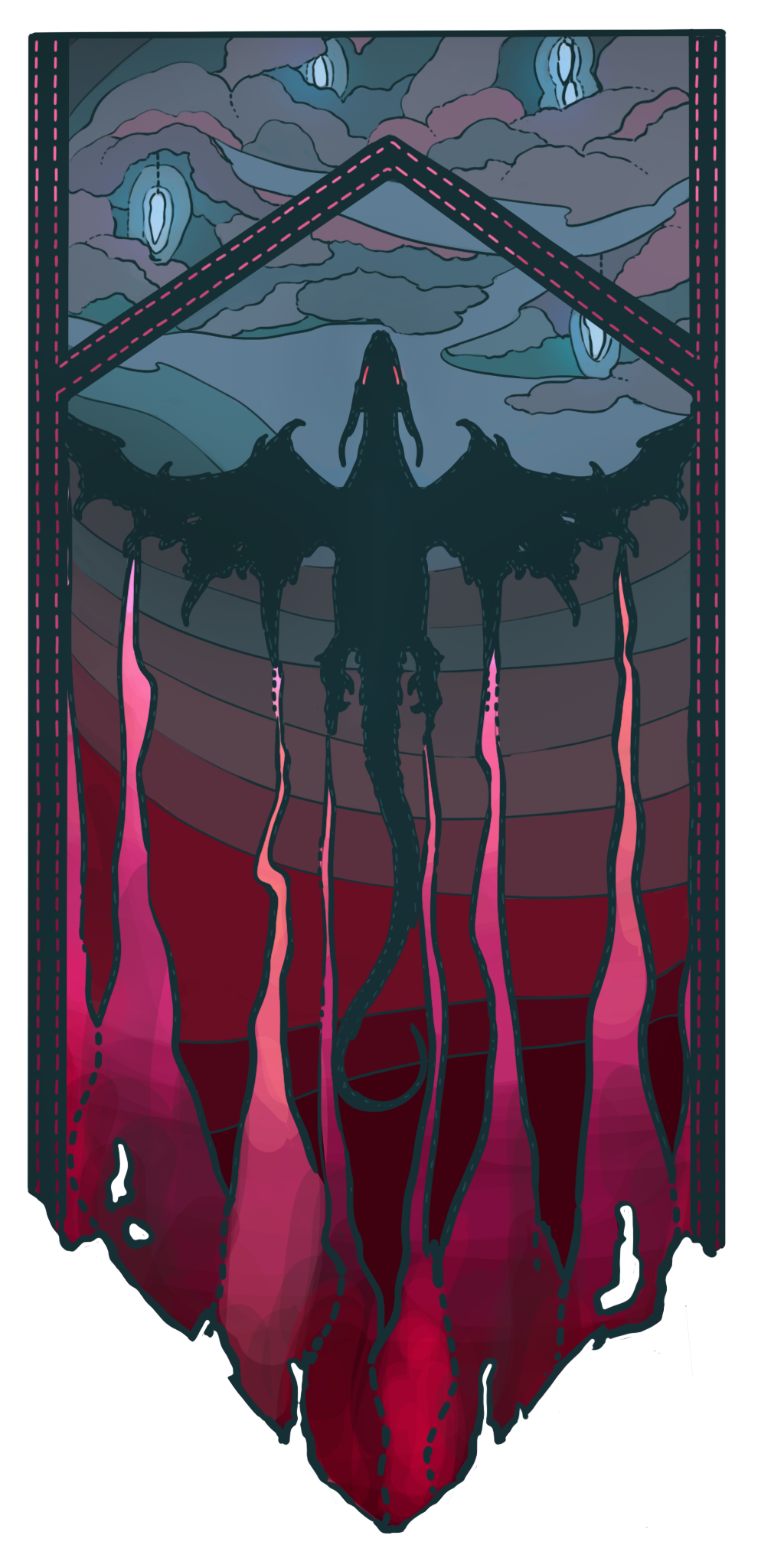 Submission of the community cape from the RuneScape: Dragonwilds Discord Channel