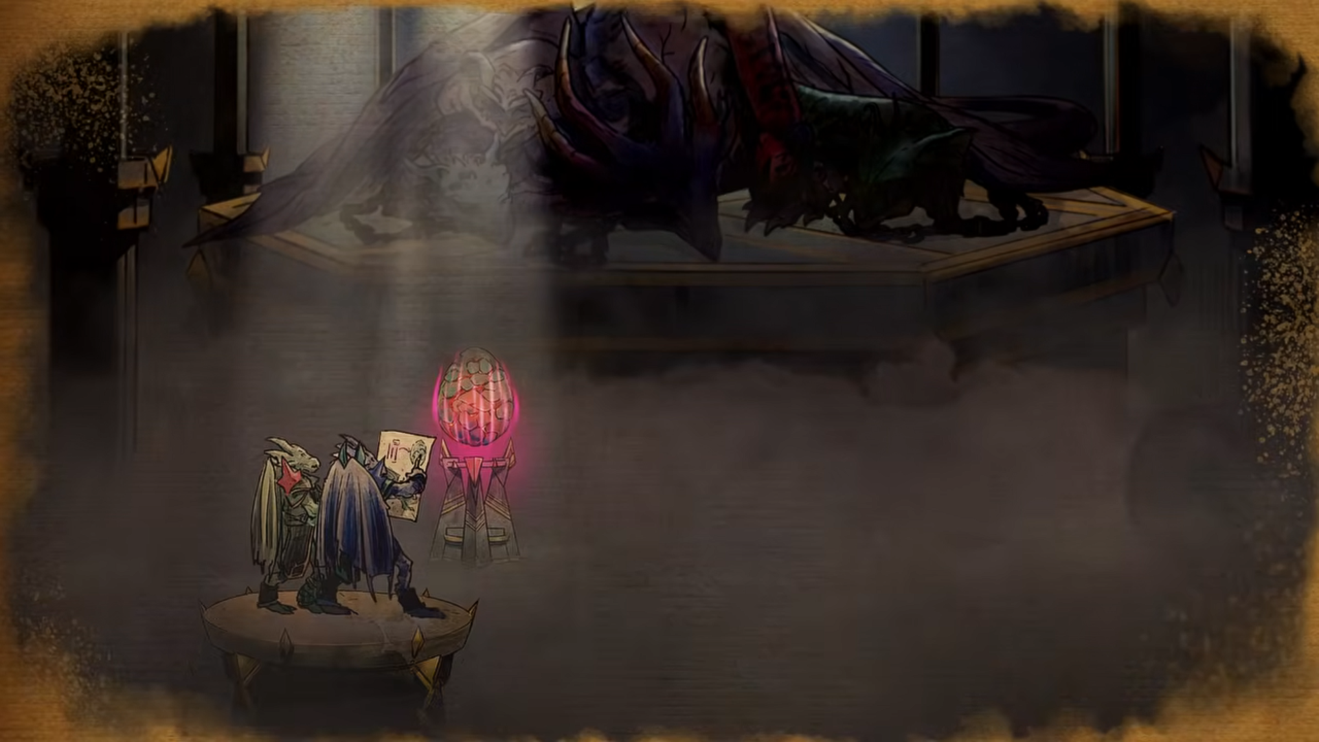 Dragonkin experimenting on Kuldra's offspring's