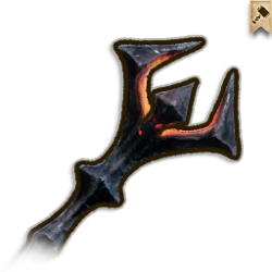 Elongated Obsidian Construct.png: Dragonwilds Inventory image of Elongated Obsidian Construct