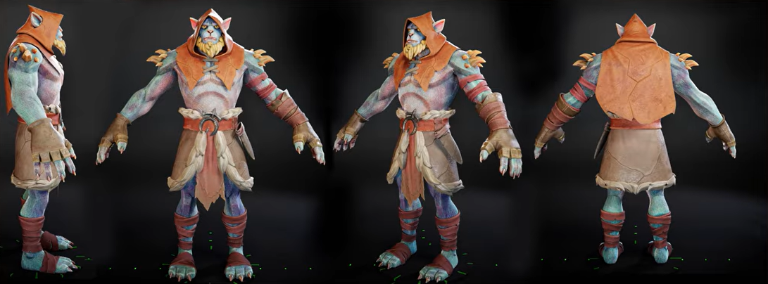 Concept art for garou hunters before official release