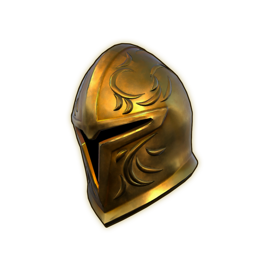 Gilded Paladin Helmet