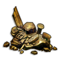 Gold Salvage Pile.png: Dragonwilds Inventory image of Gold Salvage Pile