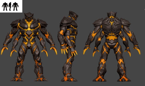 Concept art for the KotHaar.