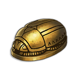 Ornate Golden Scarab.png: Dragonwilds Inventory image of Ornate Golden Scarab