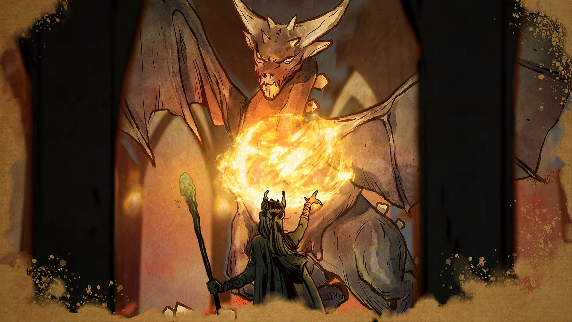 Ravanna empowering Imaru with a curse.