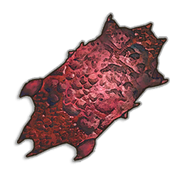 Red Dragonhide Leather