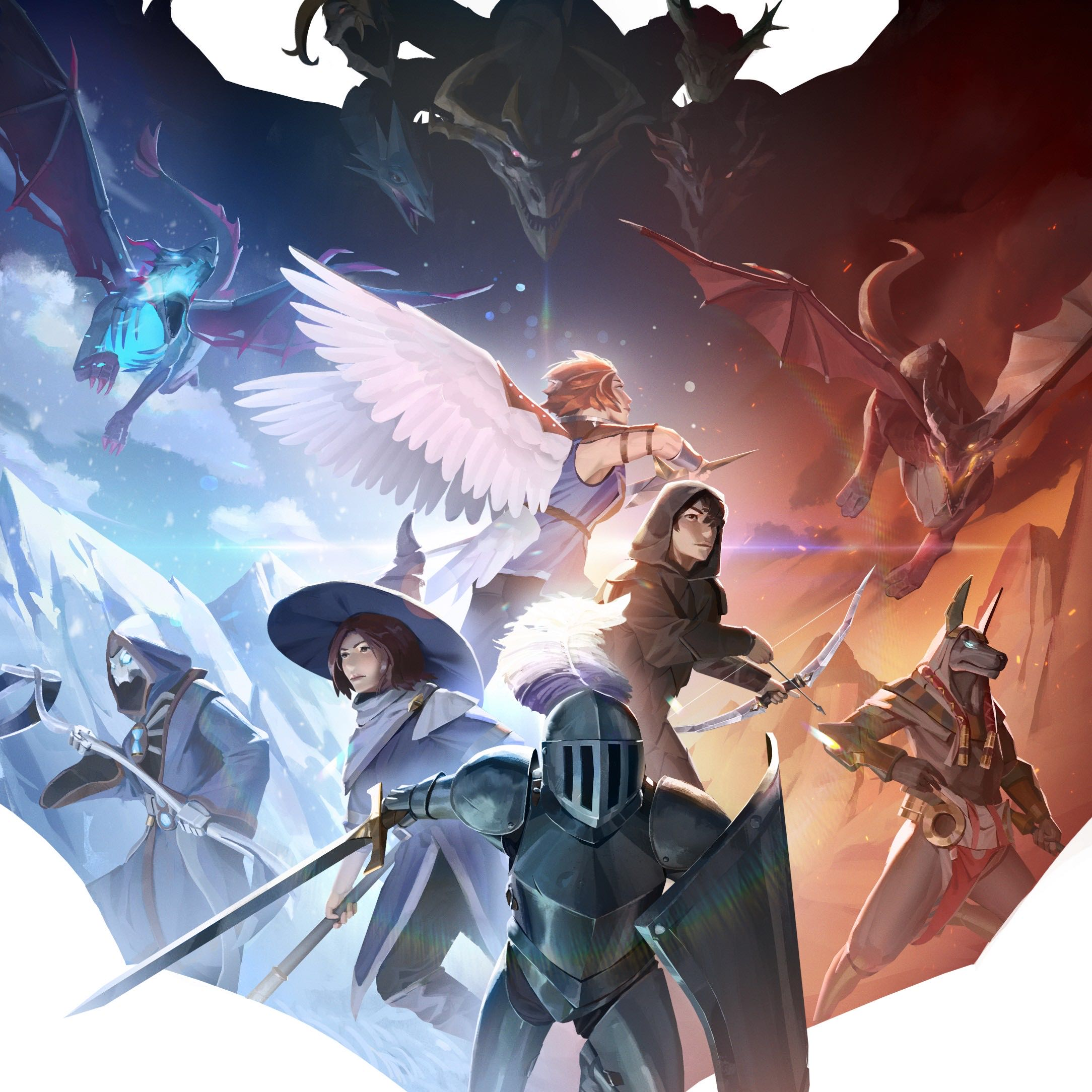 Death's RuneScape appearance in a RuneScape: Dragonwilds Art Banner.
