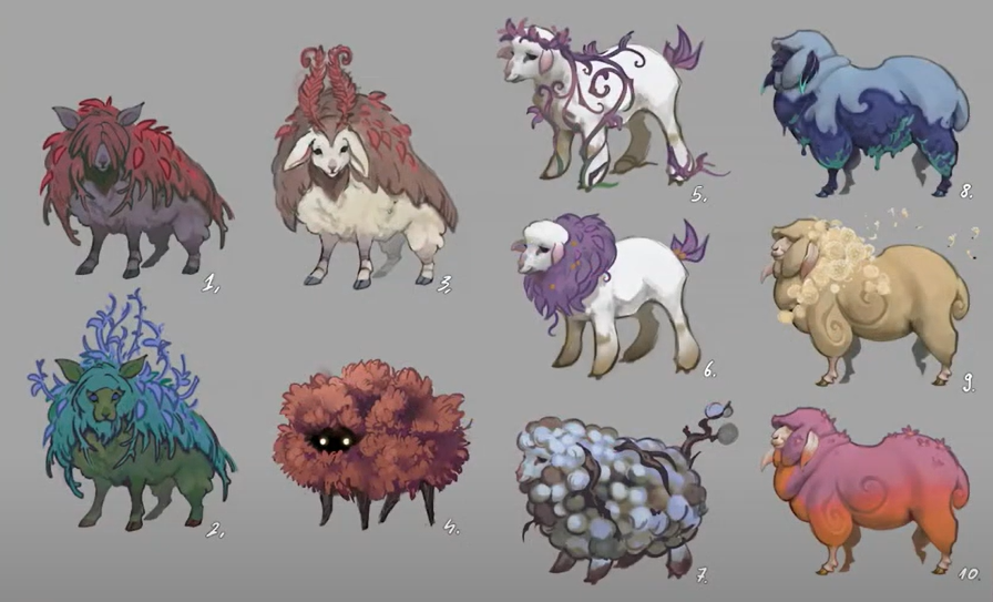 Concept art for sheep