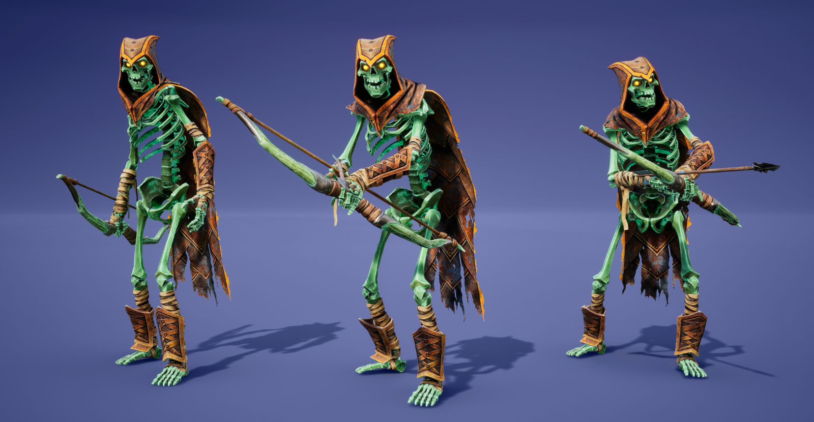 Concept art of the skeleton archer