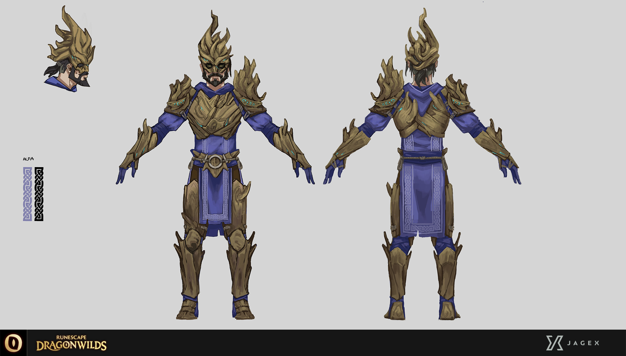 Splitbark armour concept art (2D)