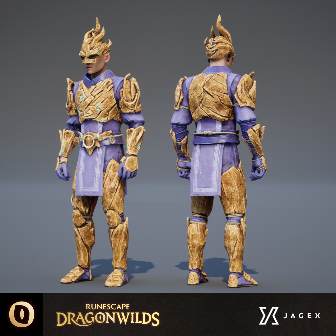 Splitbark armour concept art (3D)