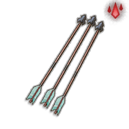 Steel Barbed Arrow.png: Dragonwilds Inventory image of Steel Barbed Arrow