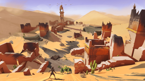 Concept art for the Umbral Sands region from the 2026 Summer Wrap-up