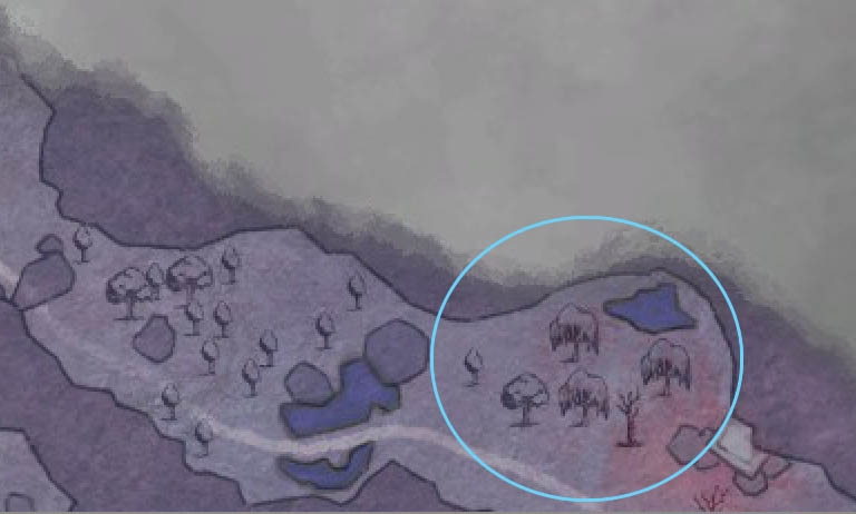 Willow Trees on the map