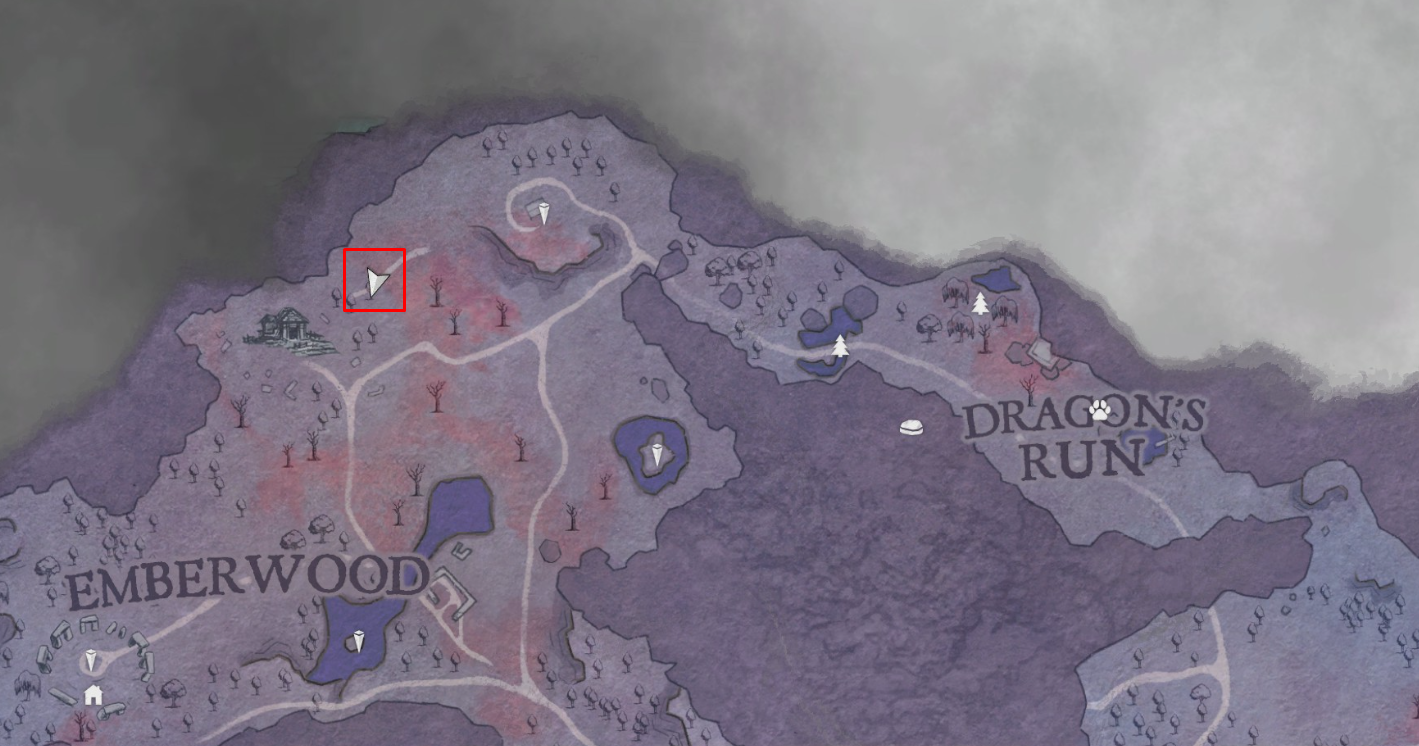 Windswept ghost map location