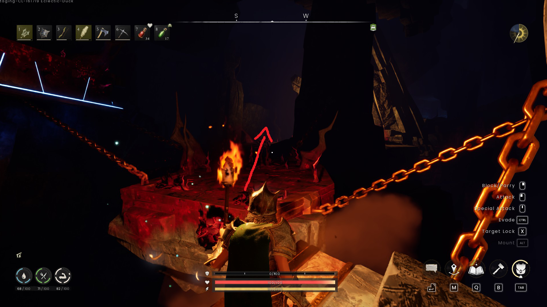 The first Route to the recipe, before the zogre rouote. Avoid getting soulrifted